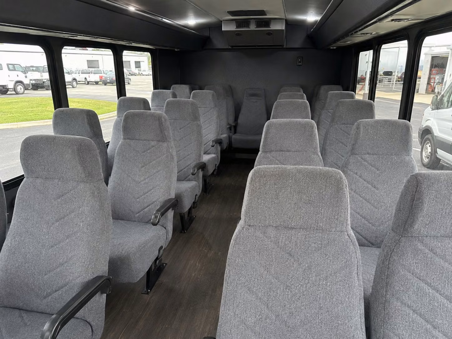 15 passenger minibus inside