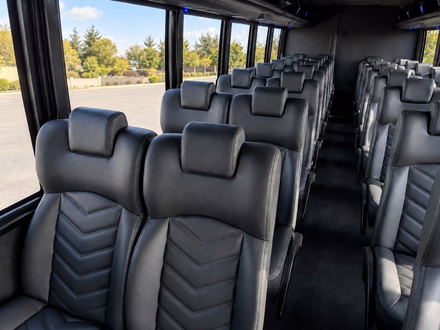 20 passenger minibus interior