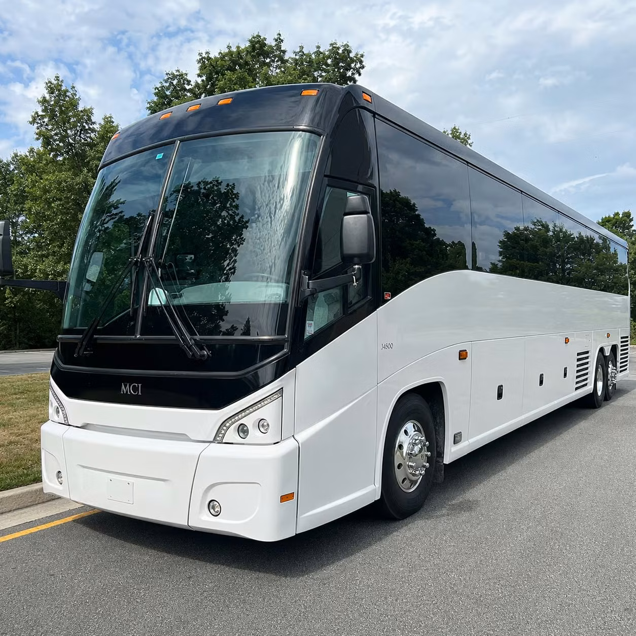 56 passenger charter bus