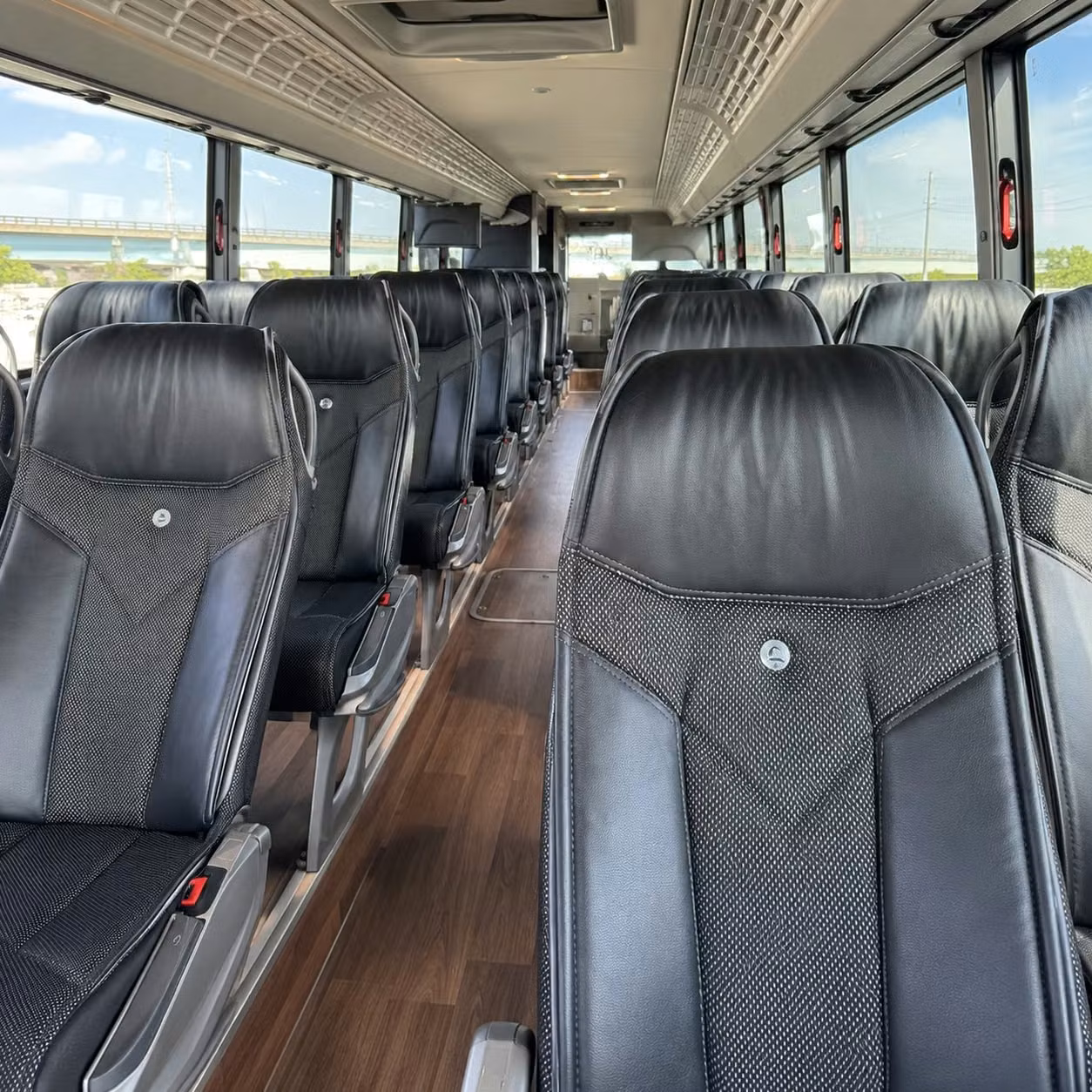 gainesville charter bus interior